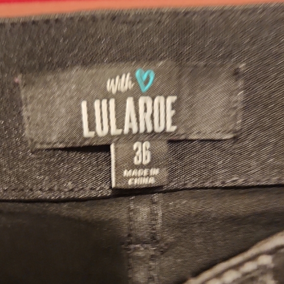 LuLaRoe Black Pants - Picture 2 of 3